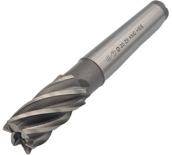 Изображение товара Фреза концевая ОТ к/хв, 20x38x123 мм, z-6, КМ2, HSS 00-00000612