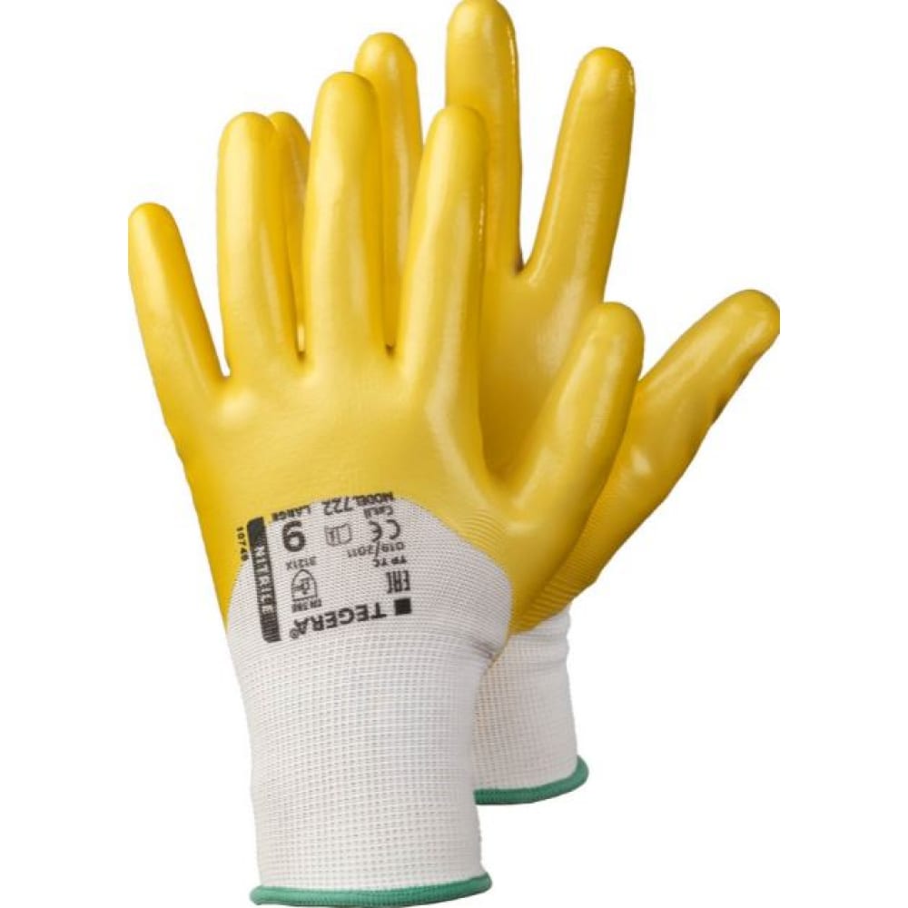 Рабочие перчатки TEGERA противопорезные маслобензостойкие перчатки tegera