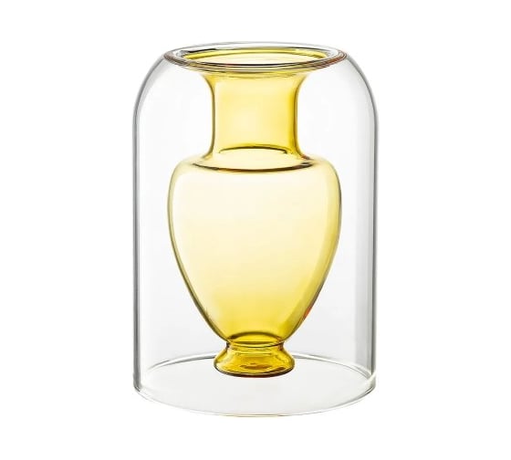 Изображение товара Ваза Bergenson Bjorn Muse, 16 см, янтарная BB0000861