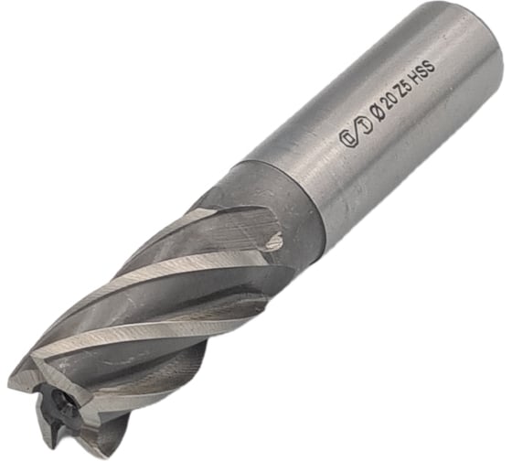 Изображение товара Фреза концевая ОТ ц/хв, 20x38x104 мм, z-5, HSS 00-00000574
