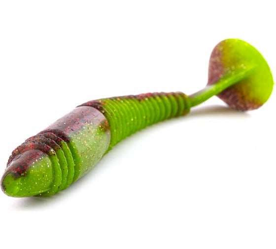 Изображение товара Съедобные искусственные виброхвосты LUCKY JOHN LJ Pro Series TIOGA FAT 3.9in, цвет T44, 5шт. 140146-T44