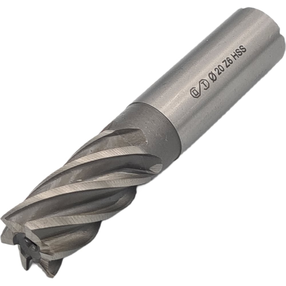 Изображение товара Фреза концевая HSS 20x38x104 мм, z-6, модель 00-00000575
