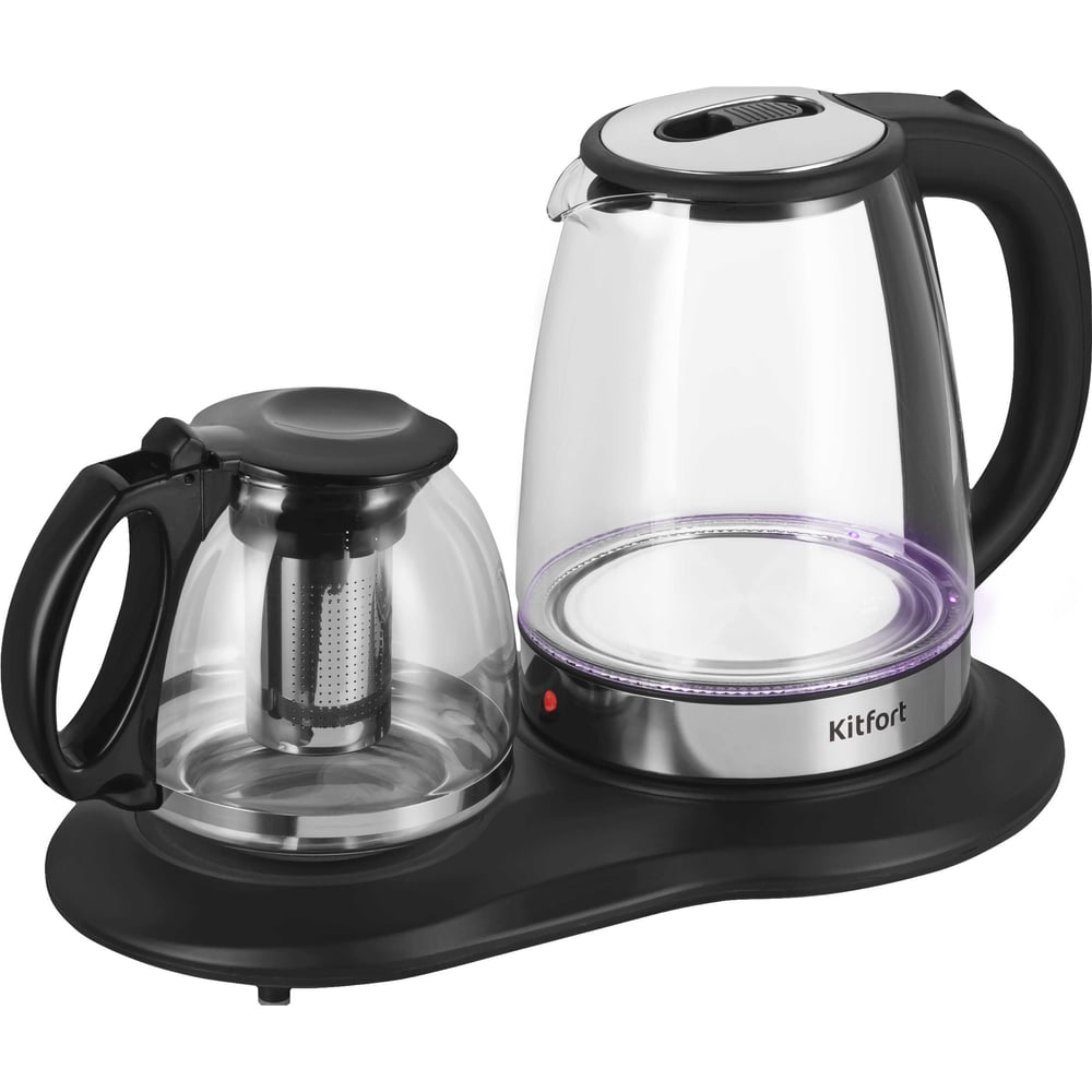 Изображение товара Чайный набор KITFORT КТ-6733 с подсветкой и встроенным заварником