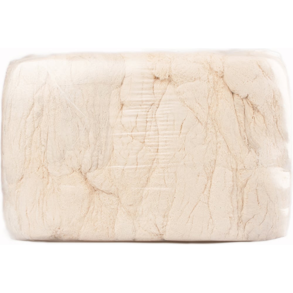 Изображение товара Путанка ИВАТА белая, суровая, брикет 10 кг высококачественный хлопок