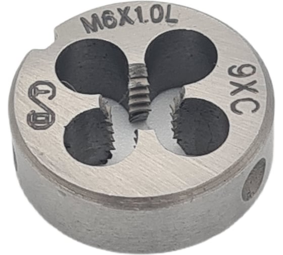 Изображение товара Плашка ОТ М 6x1.0 (Ф20), 9ХС, 6g левая 00-00000678