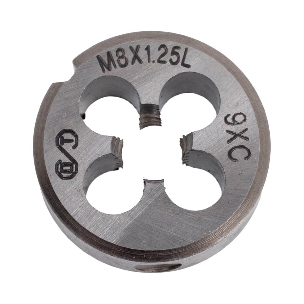 Изображение товара Плашка ОТ М 8x1.25 Ф25 из стали 9ХС для метрической резьбы