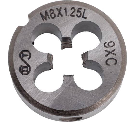 Изображение товара Плашка ОТ М 8x1.25 (Ф25), 9ХС, 6g, левая 00-00000679