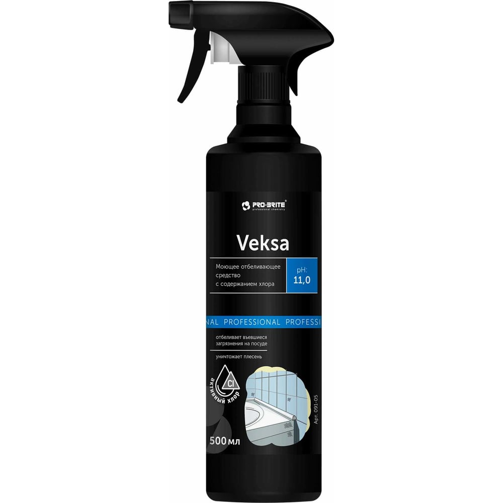 Изображение товара Отбеливающее моющее средство PRO-BRITE VEKSA с хлором 500 мл
