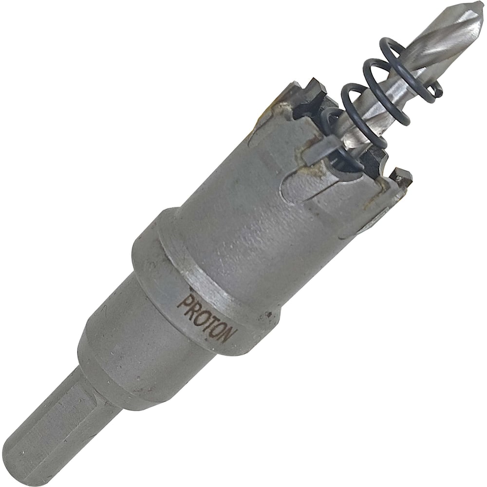 Изображение товара Коронка кольцевая по металлу Твердосплавная PROTON 23 мм с центрирующим сверлом