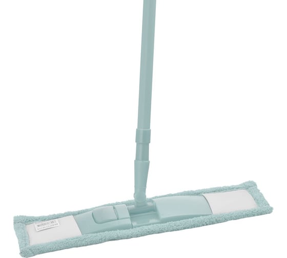 Изображение товара Швабра МУЛЬТИДОМ Ни пылинки с телескопической ручкой 73-122 см, 43x13,5 см мятный TW58-62