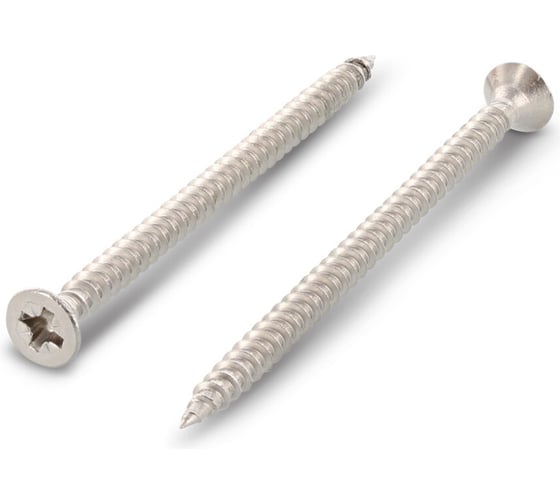 Изображение товара Саморез по дереву Metiz-A2 ART. 9050 M3.0x35 мм А2, нержавеющий, крестообразный шлиц, 10 шт. 905023035 10