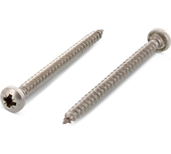 Изображение товара Саморез по дереву Metiz-A2 ART. 9048 M4.0x30 мм А2, нержавеющий, крестообразный шлиц, 10 шт. 904824030 10