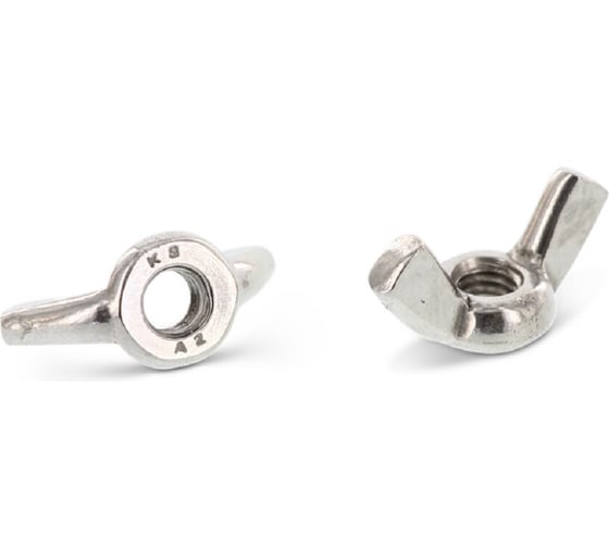 Изображение товара Гайка Metiz-A2 нержавеющая М10, DIN 315, А2, барашек, 2 шт. 315210 2