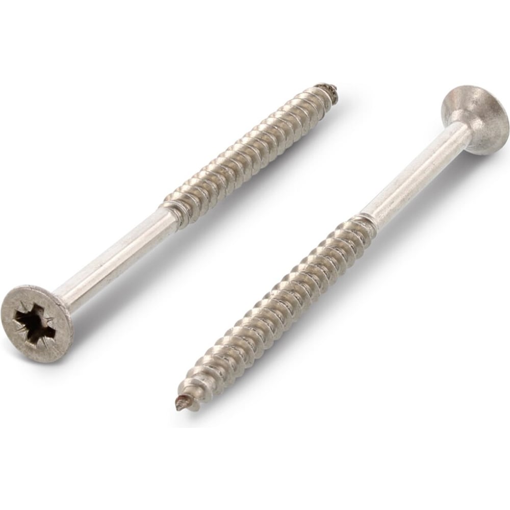 Изображение товара Саморез по дереву Metiz-A2 ART 9050 M6.0x120/70 мм нержавеющий PZ3 10 шт