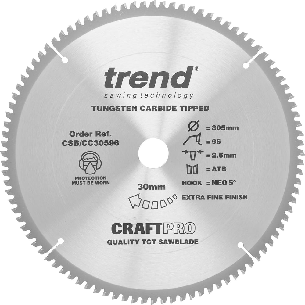 Пильный диск Trend CSB/CC30596 - фото 1