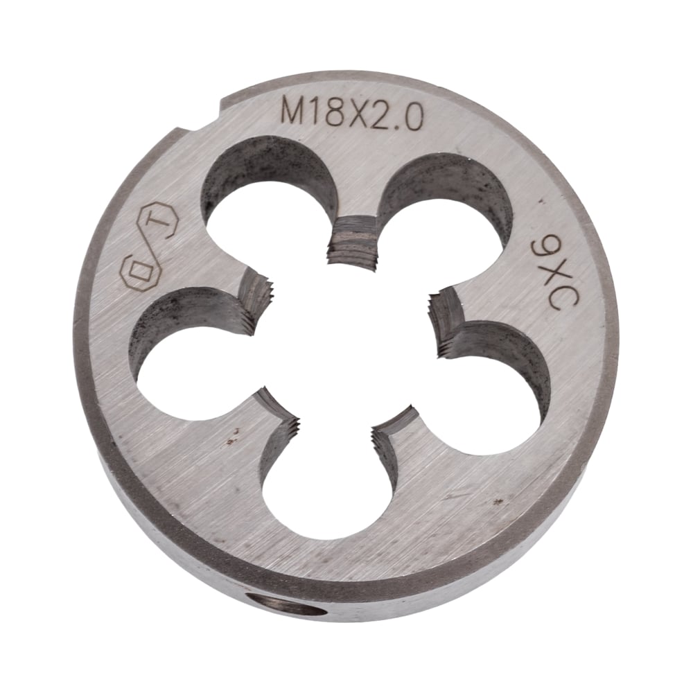Изображение товара Плашка ОТ М18x2,0 (Ф45) 9ХС 6g - инструмент для нарезки резьбы