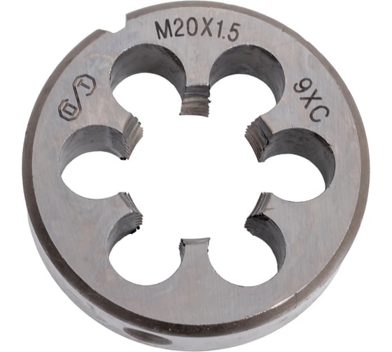 Изображение товара Плашка ОТ М20x1,5 (Ф45) 9ХС 6g 00-00000502
