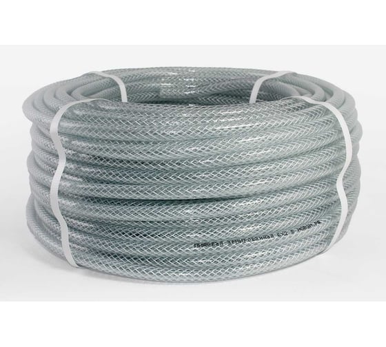 Изображение товара Пищевой шланг прозрачный армированный НОВЭМ (трубка) 6х2.5 мм, 15 м ШПА_6х2.5_15