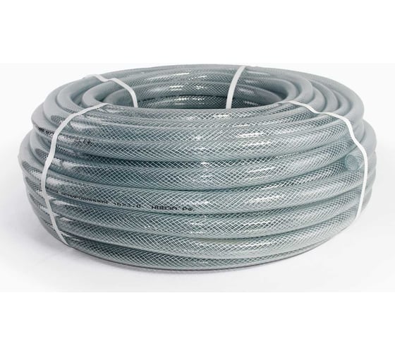 Изображение товара Пищевой шланг прозрачный армированный НОВЭМ (трубка) 16х3 мм, 50 м ШПА_16х3_50