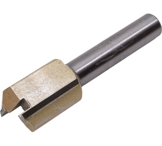 Изображение товара Фреза по дереву прямая пазовая под накладные петли (16х19 мм; хвостовик 8 мм) Strong СТФ-10020016