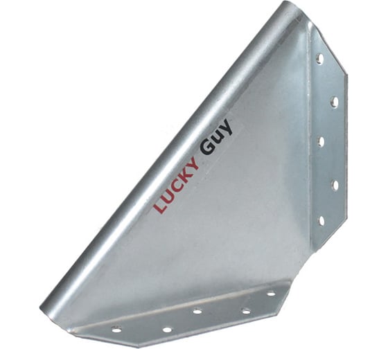 Изображение товара Упорная косынка Lucky Guy 130х130х10х2 мм, оцинкованная 200 32 130 0