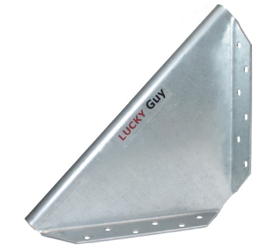 Изображение товара Упорная косынка Lucky Guy 170х170х10х2 мм, оцинкованная 200 32 170 0