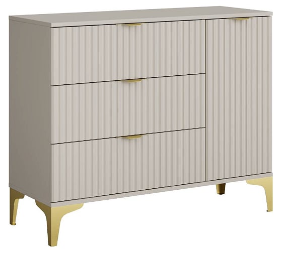 Изображение товара Комод Ridberg ANDRE 3Я/1Д Кашемир/Золото 1214750