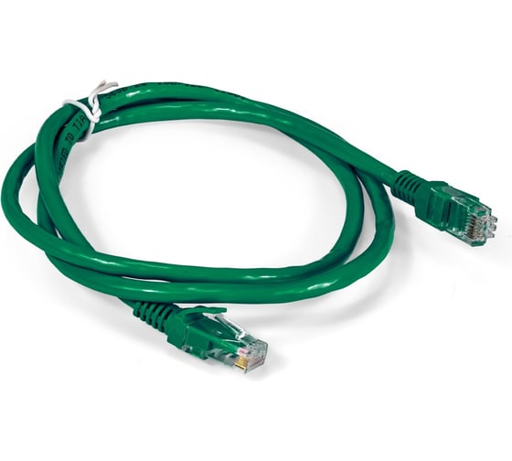 Изображение товара Патч-корд ExeGate UTP-RJ45-RJ45-C6-1M-GN, UTP, cat.6, 1м, зеленый 297188