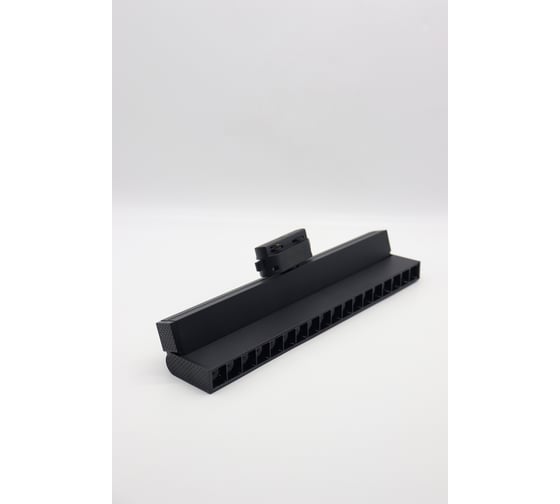 Изображение товара Светильник светодиодный линейный трековый truEnergy линзованный однофазный поворотный 30W L330мм алюминий черный 24062