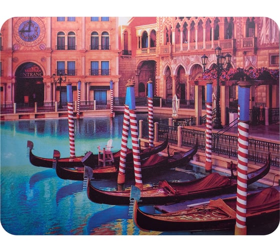 Изображение товара Коврик для мыши BURO BU-M80041 Мини рисунок/Венеция 230x180x2 мм 291859