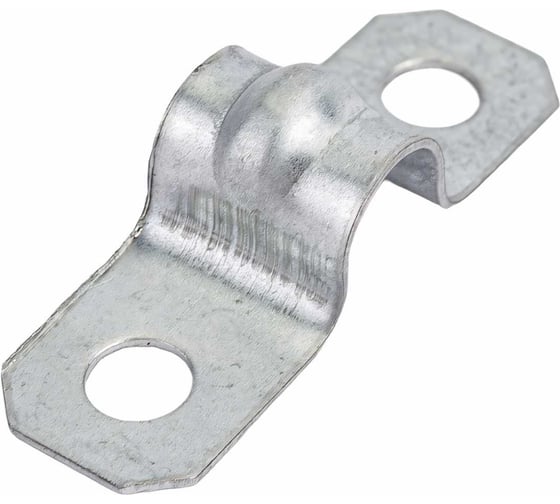 Изображение товара Металлическая двухлапковая скоба EKF d8-9 мм, 10 шт. PROxima sm-2-8-9-r