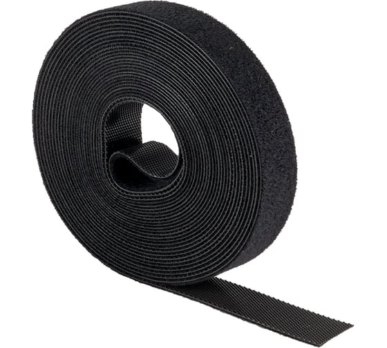 Изображение товара Хомут-липучка EKF 20 мм, 5 м, ролл, черный PROxima hlft-2-b