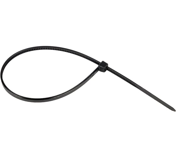 Изображение товара Нейлоновый хомут EKF черный, 2,5х250 100 шт. Basic plc-cb-2.5x250