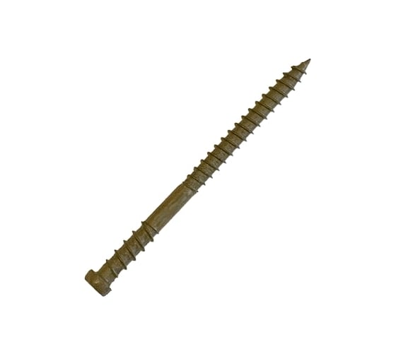 Изображение товара Саморез HIMTEX с трапециевидной головкой для крепления террас светло-коричневый TX20, 5х50, 100 шт. 05050TER