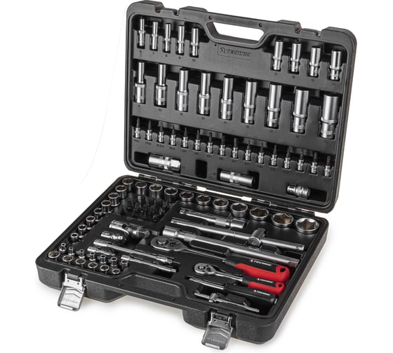 Изображение товара Набор ручных инструментов RUNTEC TECHNIC 94 предмета 1/2, ¼ RT-HT94T