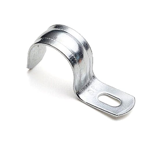 Изображение товара Металлическая однолапковая скоба EKF d21-22 мм, 10 шт. PROxima sm-1-21-22-r