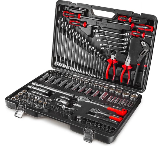 Изображение товара Набор ручных инструментов RUNTEC TECHNIC 128 предметов 1/2, ¼ RT-HT128T