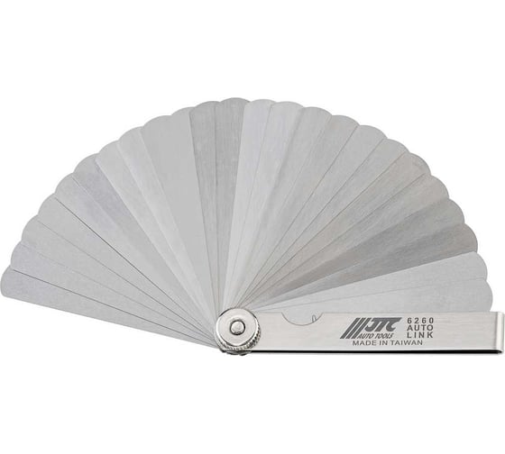 Изображение товара Набор щупов прямых для измерения зазора JTC (0.04-0.15мм) 24 лезвия -6260 JTC-6260