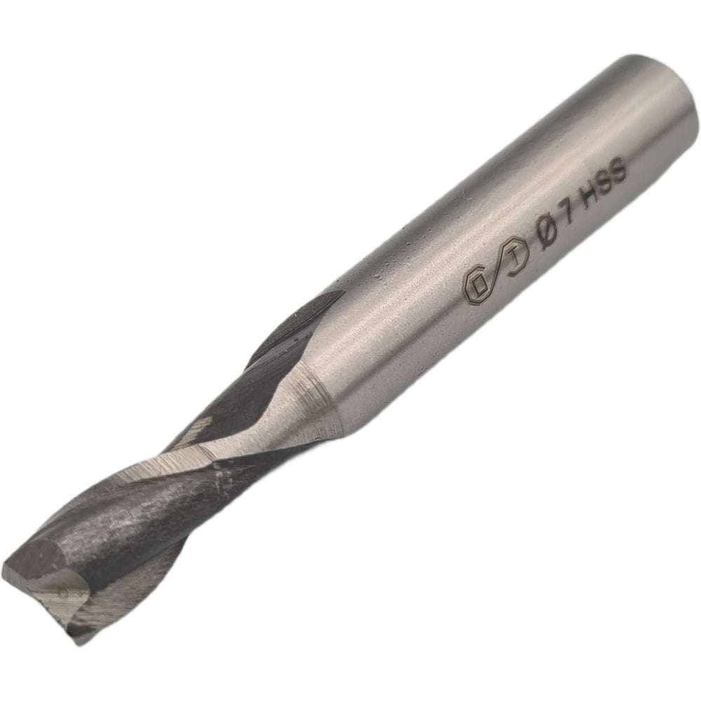 Изображение товара Фреза шпоночная ОТ ц/хв 7x10x54 мм из HSS для точных шпоночных работ