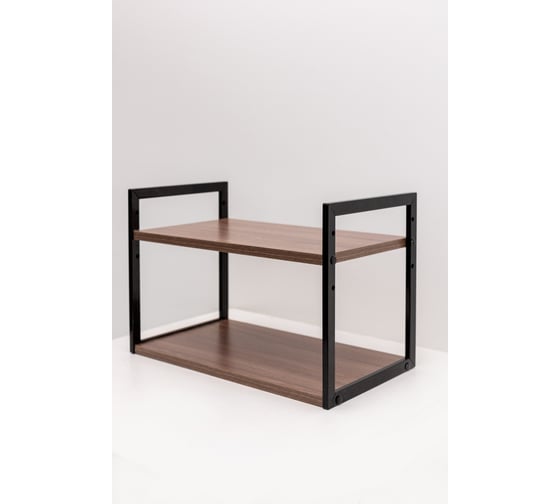 Изображение товара Стеллаж настенный-настольный Титан Мета Латус-10 (250x450), ясень шимо темный 4670026245547