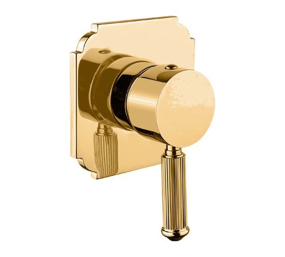 Изображение товара Встраиваемый однорычажный смеситель для душа CEZARES золото OLIMP-DIM2-03/24-L