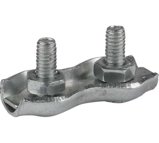 Изображение товара Двойной зажим для троса EKF Duplex, 3 мм zdtd-3