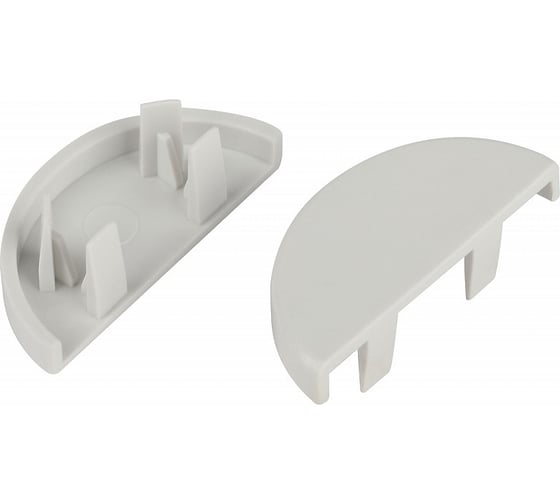 Изображение товара Заглушка для полукруглого кабельканала ЭРА ECKK3013FW белая 30x13мм 2шт/комплект Б0064919