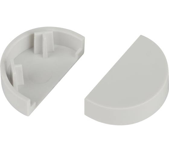 Изображение товара Заглушка для полукруглого кабельканала ЭРА ECKK2012FW белая 20x12мм 2шт/комплект Б0064918