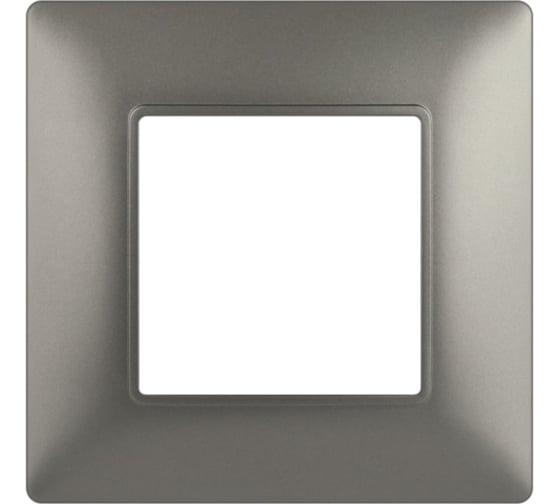 Изображение товара Рамка для розеток и выключателей ЭРА Elegance 14500116 на 1 пост, титан Б0065801