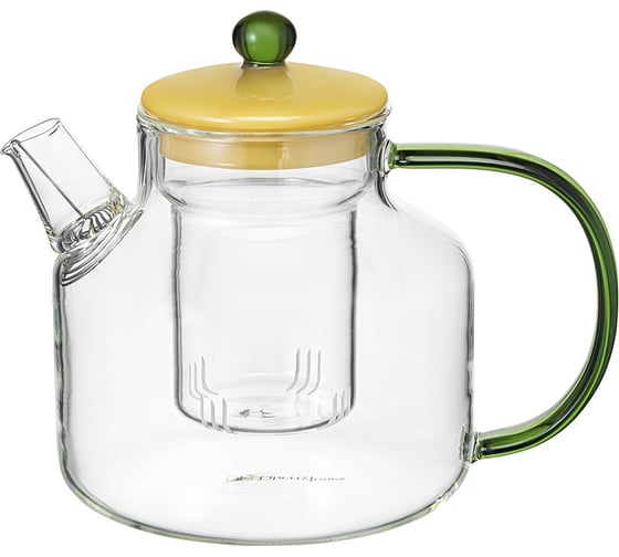Изображение товара Заварочный чайник Liberty Jones Orb, 1,2 л, желтый/зеленый LJ0000369