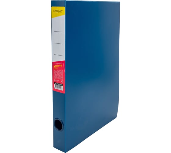 Изображение товара Архивный короб INFORMAT 320х235х36 мм А4 синий пластик собранный NB6336B