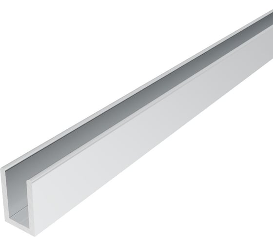 Изображение товара П-профиль для душевых перегородок Диал под стекло 8 мм, серебро 2000-6063 4687206143890