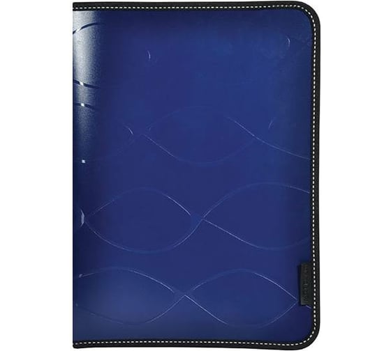 Изображение товара Папка INFORMAT на молнии SAFE А4 карман синий пластик 500 мкм NP7050B