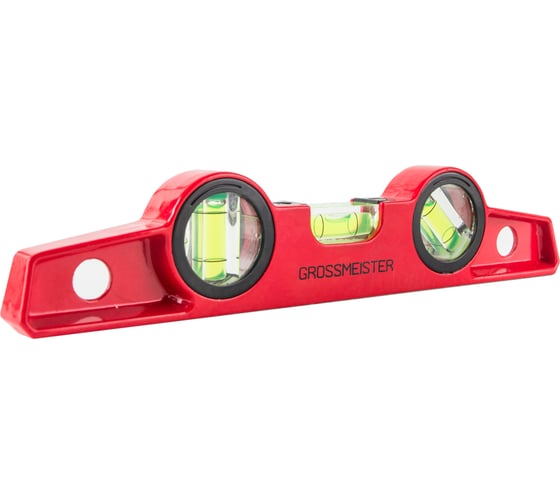 Изображение товара Магнитный уровень GROSSMEISTER ТОРПЕДО литой PRO 009777002